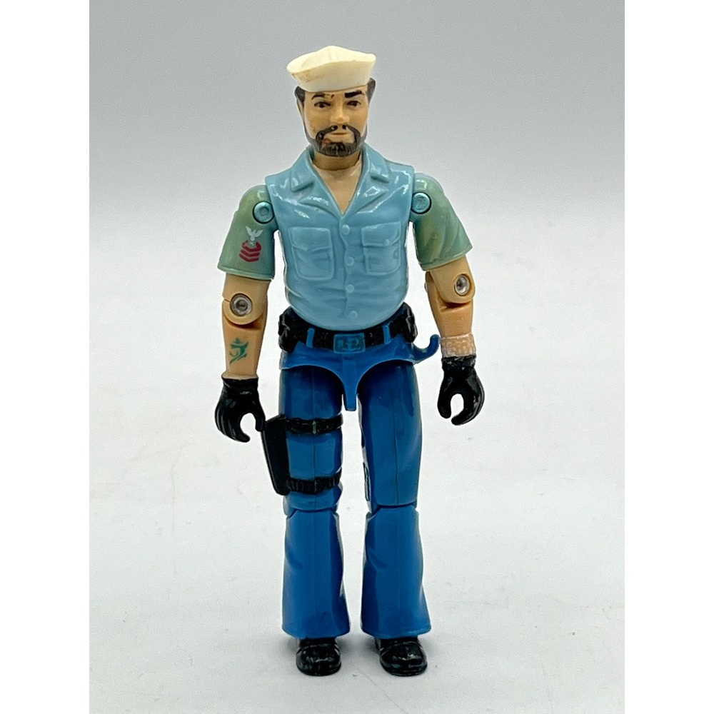 Vintage 1985 GI Joe Shipwreck Action Figure ARAH Sailor Hong Kong 3.75"